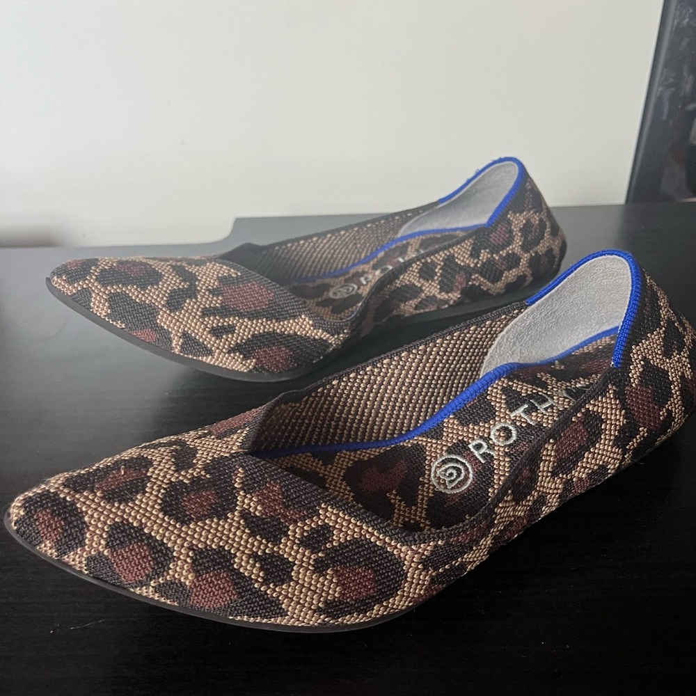 Rothy’s The Point Wildcat Print Flats, Size: 9